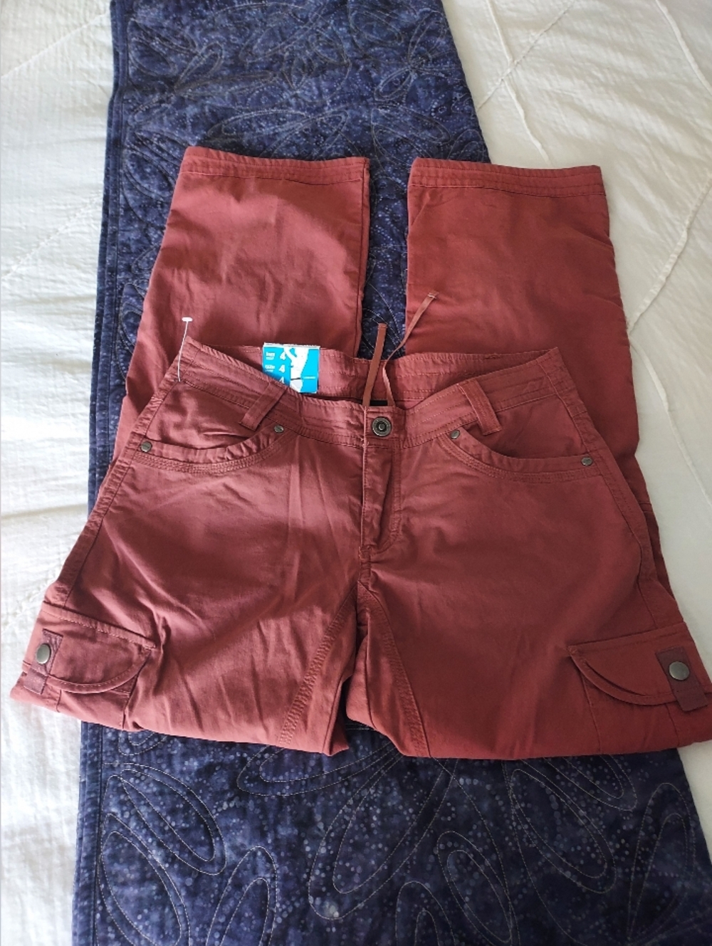 Kuhl Women's Splash Pants in Rust/Clay Red, 4 Short